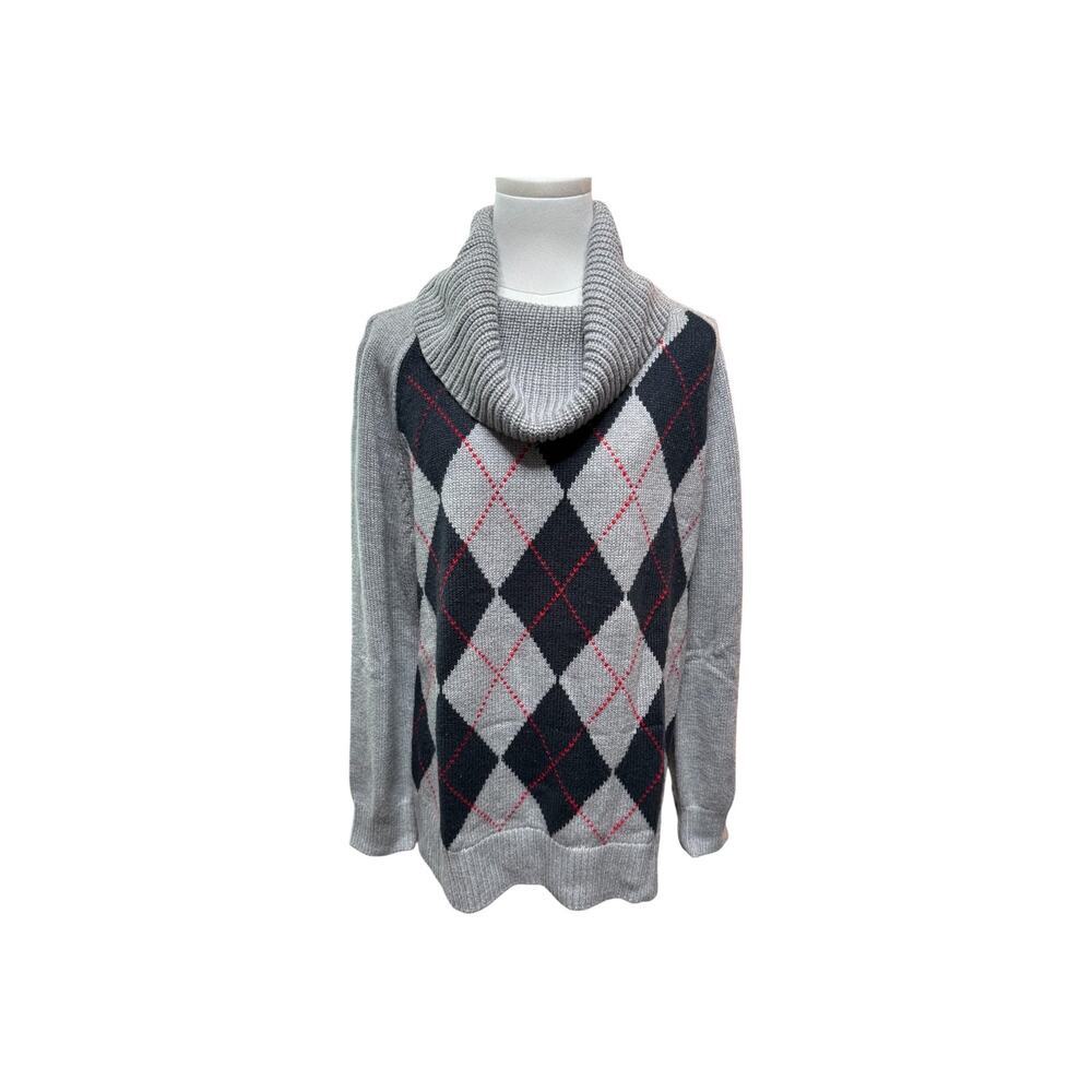 Tommy Hilfiger Pullover turtle neck sweater,‎ gray size large women’s